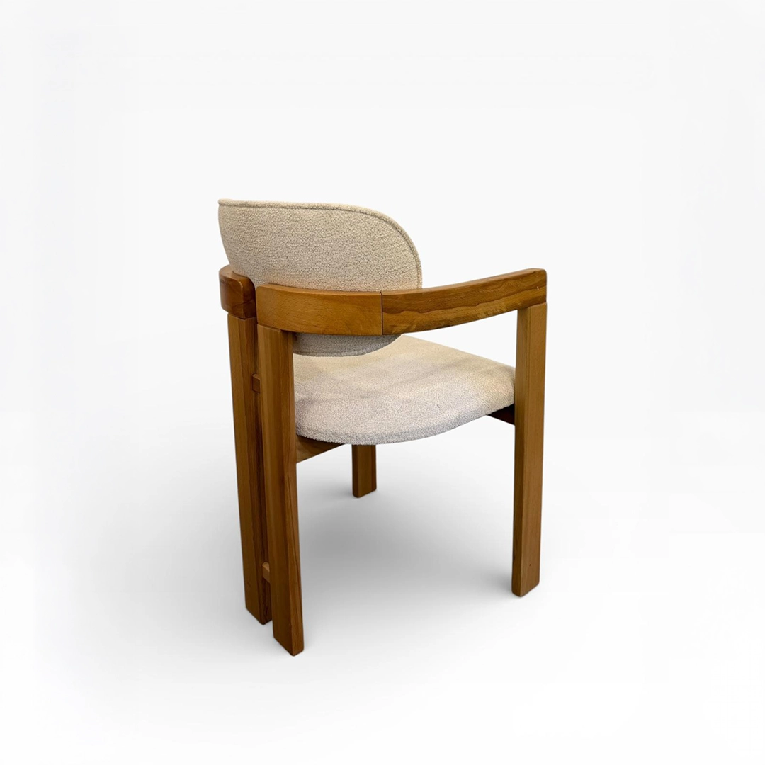 T Ahşap Sandalye | Modern Kollu Yemek Sandalyesi